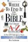 Ken Anderson, Ken/ Hayes Anderson, John Hayes - Where to Find It in the Bible