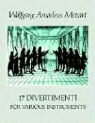Wolfgang Amadeus Mozart, Music Scores - Seventeen Divertimenti for Various Instruments