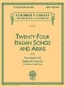Hal Leonard Publishing Corporation (EDT), Hal Leonard Corp, Hal Leonard Publishing Corporation, Gregory A. Schirmer - Twenty-Four Italian Songs and Arias of the 17th and 18th Century
