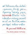 Raymond Williams, Williams Raymond - Keywords