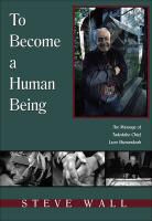 Leon Shenandoah, Leon/ Wall Shenandoah, Steve Wall - To Become a Human Being