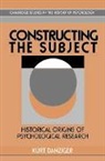 Kurt Danziger, Danziger Kurt, Mitchell G. Ash - Constructing the Subject