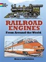 Coloring Books, LaFontaine, Bruce LaFontaine - Railroad Engines From Around the World Coloring Book