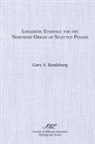 Gary A. Rendsburg - Linguistic Evidence for the Northern Origin of Selected Psalms