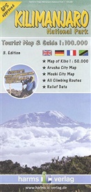 Marcus Wirth - Harms-ic Touristikkarten: Harms-ic Touristikkarte Kilimanjaro National Park