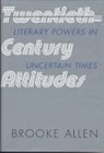Brooke Allen - Twentieth-Century Attitudes