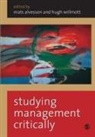 Mats Willmott Alvesson, Mats Alvesson, H. P. Willmott, Hugh Willmott, Willmott Hugh - Studying Management Critically