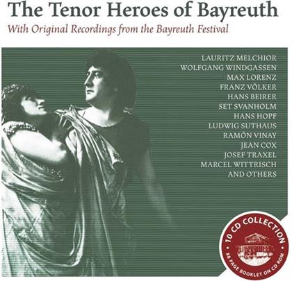 Lauritz Melchior, Ernst Kraus, Erik Schmedes, Franz Völker, Franz Hopf, … - The Tenor Heroes of Bayreuth - With Original Recordings from the Bayreuth Festival (10 CDs)