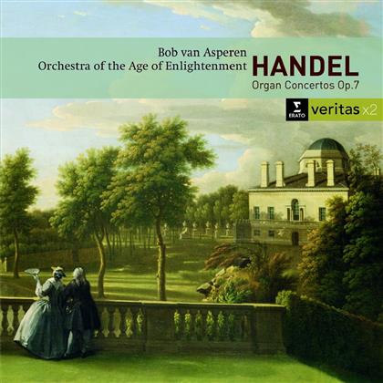 Georg Friedrich Händel (1685-1759), Bob van Asperen & Orchestra of the Age of Enlightenment - Orgelkonzerte Op.7 - Virgin Veritas x2 (2 CDs)
