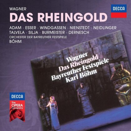 Helga Dernesch, Wolfgang Windgassen, Dorothea Siebert, Hermin Esser, Kurt Böhme, … - Das Rheingold - Bayreuther Festspiele (2 CDs)