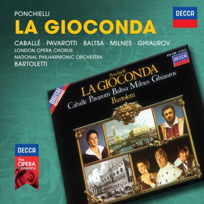 London Opera Chorus, Amilcare Ponchielli (1834-1886), Montserrat Caballé, Luciano Pavarotti, Agnes Baltsa, … - La Gioconda (3 CD)