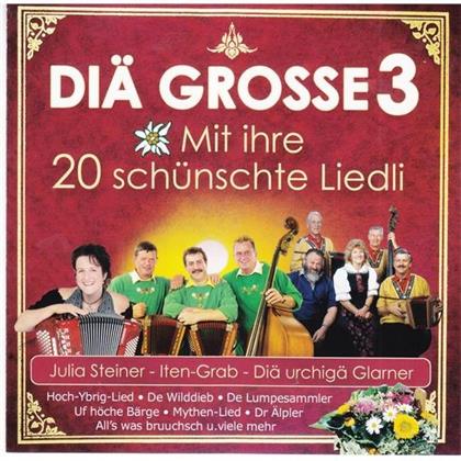 Julia Steiner, Iten Grab & Die Urchigä Glarner - Diä Grosse 3 - Mit Ihre 20 Schünschte Liedli