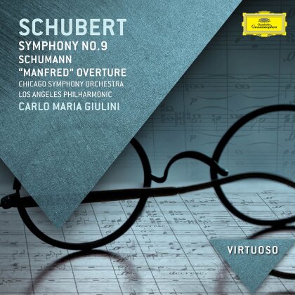 Franz Schubert (1797-1828), Robert Schumann (1810-1856), Carlo Maria Giulini, Chicago Symphony Orchestra & Los Angeles Philharmonic - Symphony No.9 / Manfred Overture - Virtuoso-Serie