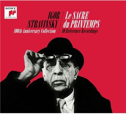 Igor Strawinsky (1882-1971), Leopold Stokowski, Igor Strawinsky (1882-1971), Pierre Monteux, Eugène Ormandy, … - Le Sacre Du Printemps (100th Anniversary Collection) - - 100th Anniversary Collection (10 CDs)