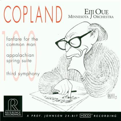 Aaron Copland (1900-1990), Eiji Oue & Minnesota Orchestra - Copland 100 - Fanfare for the common man, Appalachian Spring Suite, Magnificent Third Symphony - HDCD