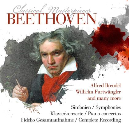 Alfred Brendel, Wilhelm Furtwängler, and many more & Ludwig van Beethoven (1770-1827) - Beethoven: Classical Masterpieces (12 CDs)