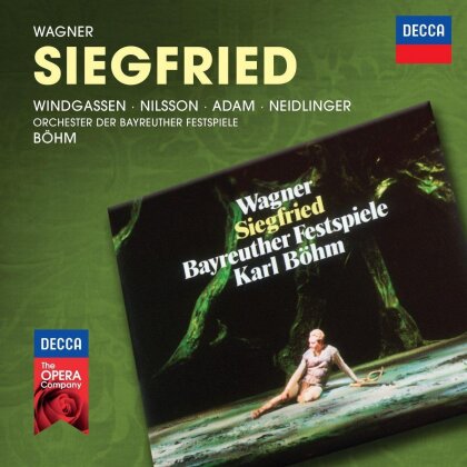 Wolfgang Windgassen, Birgit Nilsson, Theo Adam, Richard Wagner (1813-1883), … - Siegfried - Bayreuther Festspiele (4 CD)