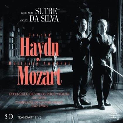 Joseph Haydn (1732-1809), Guillaume Sutre & Miguel Da Silva - Integrale Des Duos Pour Violon & Alto (Komplette Duos für Violine & Viola) (2 CDs)