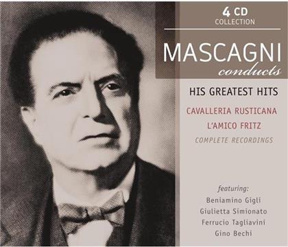 Beniamino Gigli, Giulietta Simionato & Pietro Mascagni (1863-1945) - Cavalleria Rusticana, L' Amico Fritz (4 CDs)