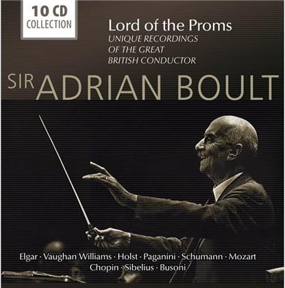 Sir Adrian Boult - Lord of the Proms - Unique Recordings of the Great British Conductor (10 CDs)