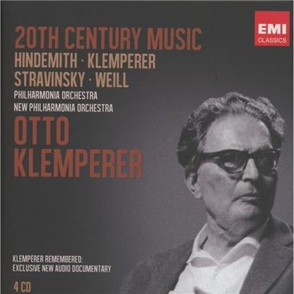 Otto Klemperer, Paul Hindemith (1895-1963), Igor Strawinsky (1882-1971), Kurt Weill (1900-1950) & + - Twentieth Century Music (4 CDs)
