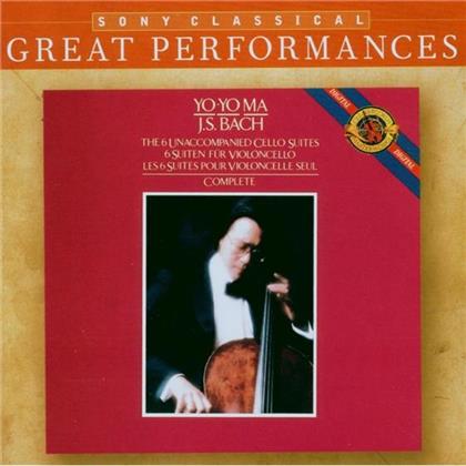 Yo-Yo Ma & Johann Sebastian Bach (1685-1750) - 6 Cello Suiten - Great Performances (2 CDs)