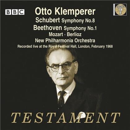Otto Klemperer, Franz Schubert (1797-1828), Ludwig van Beethoven (1770-1827), Wolfgang Amadeus Mozart (1756-1791) & Berlioz - Sinfonien (2 CDs)