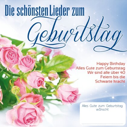 Die Schönsten Lieder Zum Geburtstag (2 CD)