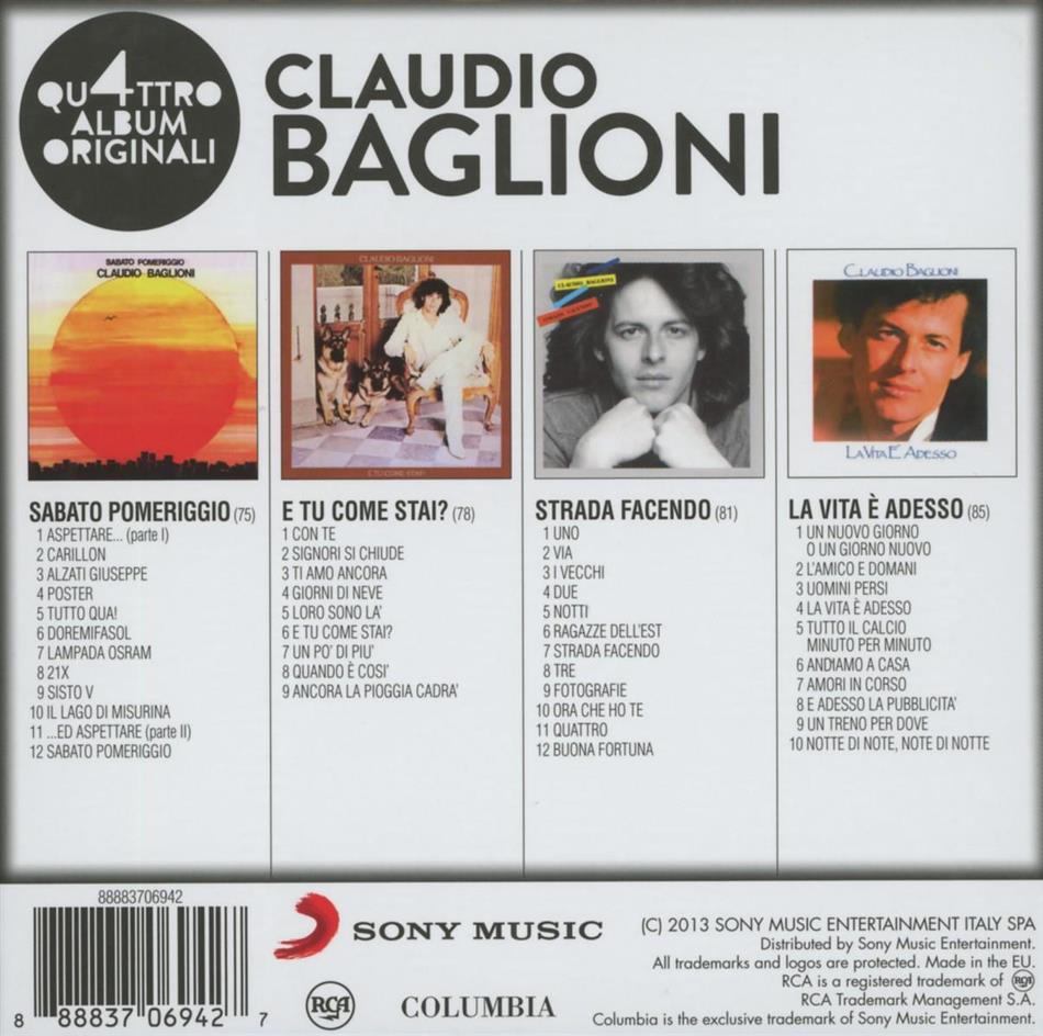 La vita è adesso - Claudio Baglioni - CD