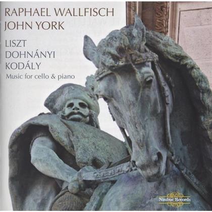 Franz Liszt (1811-1886), Raphael Wallfisch & John York - Elegie Nr1 S130 & Nr2 S131, Romance Oubliee S132, (2 CDs)