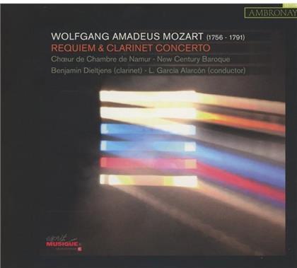 Choeur de Chambre de Namur, New Century Baroque L & Wolfgang Amadeus Mozart (1756-1791) - Requiem K.626, Klarinettenkonzert K.622