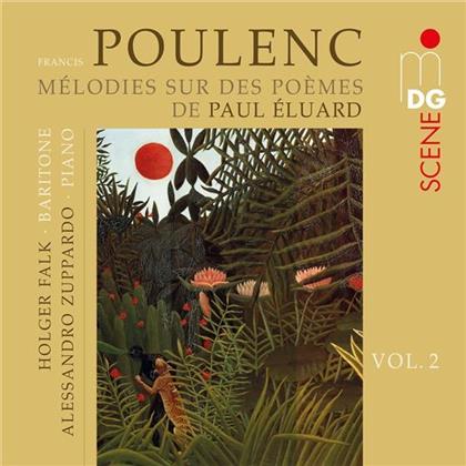 Falk Holger / Zuppardo Alessandro & Francis Poulenc (1899-1963) - Poulenc: Melodies De Paul Eluard - Vol. 2