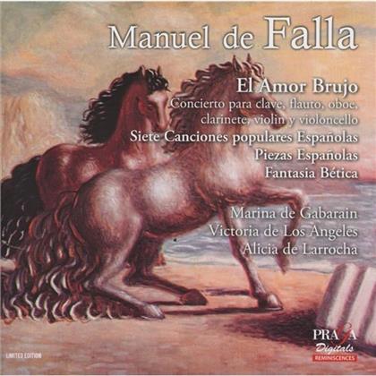 Victoria De Los Angeles, Maria De Gabarain & Manuel de Falla (1876-1946) - El Amor Brujo, Concierto, Siete Canciones Populare