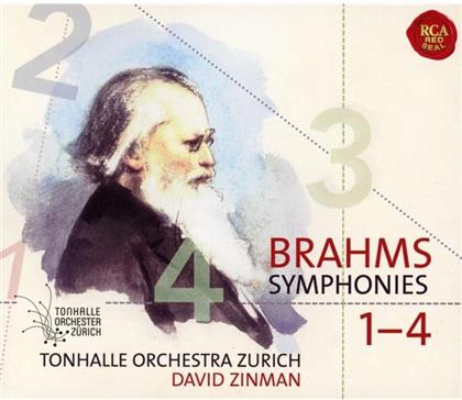 Johannes Brahms (1833-1897) & David Zinman - Brahms: Symphonies 1-4 (3 CDs)