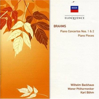 Wilhelm Backhaus & Johannes Brahms (1833-1897) - Piano Concertos 1 & 2/Piano Pieces (2 CDs)