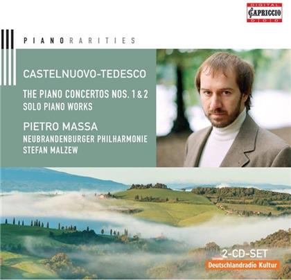 Pietro Massa & Mario Castelnuovo-Tedesco (1895-1968) - Klavierkonzerte 1&2 (2 CDs)