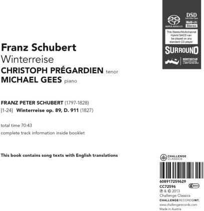 Franz Schubert (1797-1828), Christoph Prégardien & Michael Gees - Winterreise