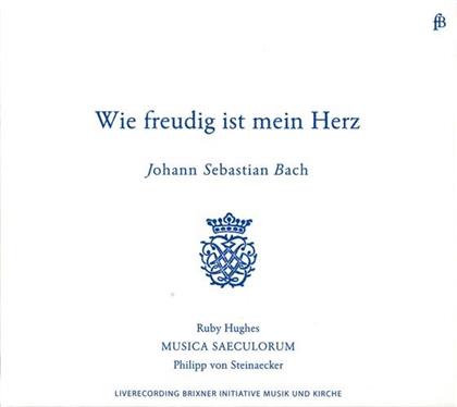 Musica Saeculorum, Johann Sebastian Bach (1685-1750), Philipp Steinaecker & Ruby Hughes - Wie Freudig Ist Mein Herz - Kantaten