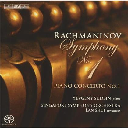 Sergej Rachmaninoff (1873-1943), Lan Shui, Yevgeny Sudbin & Singapore Symphony Orchestra - Sinfonie Nr. 1/ Klavierkonzert 1