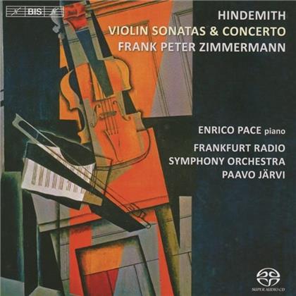 Paul Hindemith (1895-1963), Paavo Järvi, Frank Peter Zimmermann, Enrico Pace & Frankfurter Radio Symphonie Orchester - Violinkonzerte