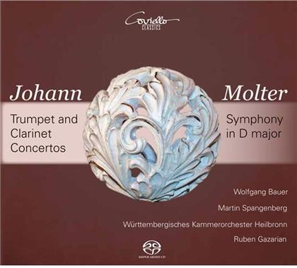 Johann Melchior Molter (1696-1765), Martin Spangenberger & Wolfgang Bauer - Trumpet And Clarinet Concertos - Sinfonie In D-Dur