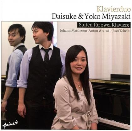Daisuke Miyazaki, Yoko Miyazaki, Johann Mattheson, Anton Stepanovich Arensky (1861-1906) & Josef Schelb - Klavierduo - Suiten für zwei Klaviere