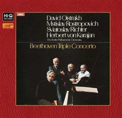 Ludwig van Beethoven (1770-1827), Herbert von Karajan, David Oistrakh, Mstislav Rostropovitsch, … - Triple Concerto - Hi-Q Recordings - XRCD24
