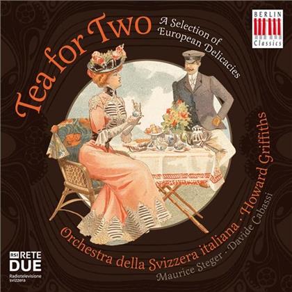 Maurice Steger, Davide Cabassi, Howard Griffiths & Orchestra Della Svizzera Italiana - Tea For Two - A Selection Of European Delicacies