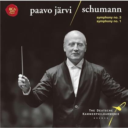 Paavo Järvi, Robert Schumann (1810-1856) & Deutsche Kammerphilharmonie Bremen - Sinfonie Nr.1 "Frühling" & Nr.3 "Rheinische"