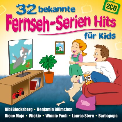 Die Partykids - 32 Bekannte Fernseh-Serien Hits Für Kids (2 CDs)