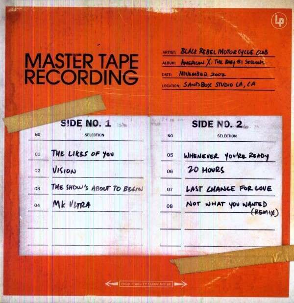 Black Rebel Motorcycle Club - American X: Baby 81 Sessions (LP)