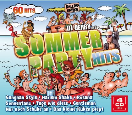 DJ Gerry Präs. Sommer Party Hits (4 CDs)