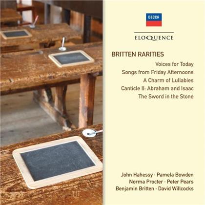 Benjamin Britten (1913-1976), J. Hahessy, Sir Peter Pears, P. Bowden & Benjamin Britten (1913-1976) - Britten Rarities (Eloquence Australia)