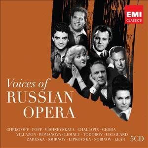 Rolando Villazon, Lucia Popp, Nicolai Gedda & Christoff - Voices Of Russian Opera (5 CD)